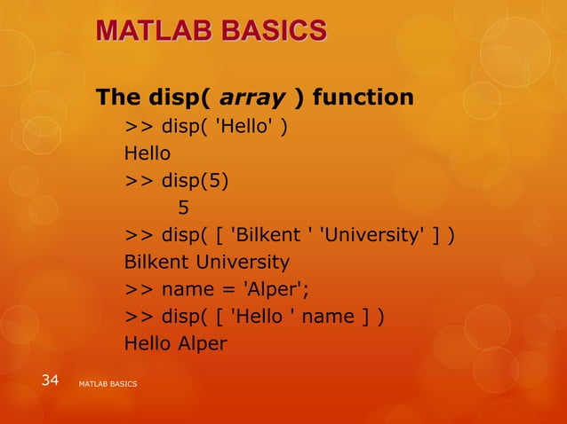 Matlab ppt | PPTX | Programming Languages | Computing