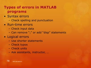 Matlab ppt | PPTX