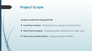 Matlab Load Flow Analysis Project Matlab ppt sim ulation and result for 30 bus bar system.pptx