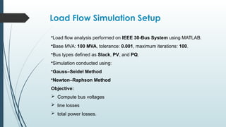 Matlab ppt sim ulation and result for 30 bus bar system.pptx