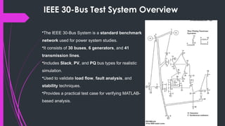 Matlab ppt design 1 IEEE 33 bus system.pptx
