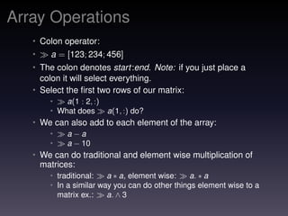 Matlab pt1 | PDF