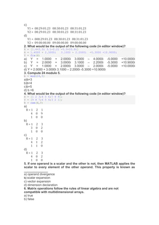 MATLAB Questions and Answers.pdf