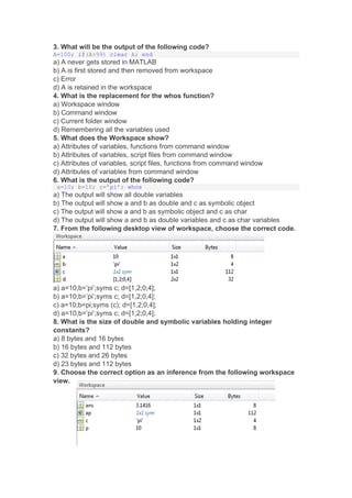 MATLAB Questions and Answers.pdf