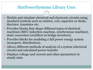 Matlab simpowersystem | PPT