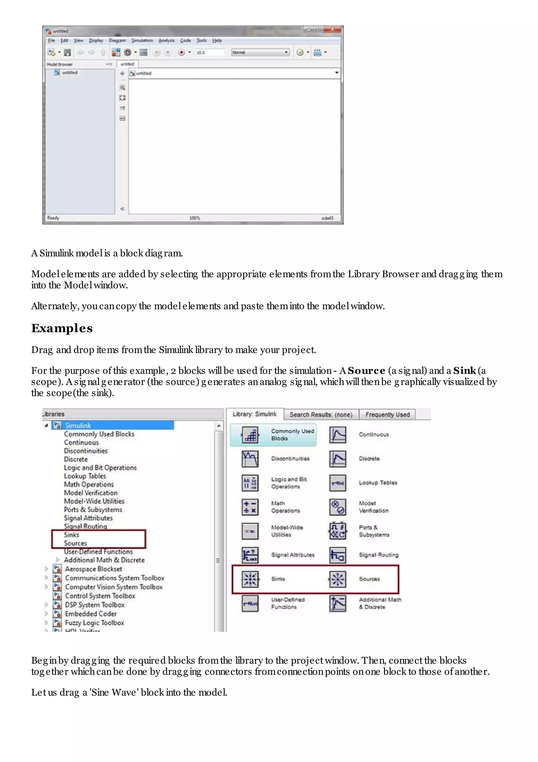 Matlab simulink | PDF