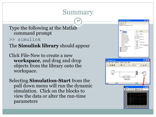 Matlab simulink introduction | PPTX