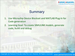 Introduction to Microchip-SIMULINK Blocksets and MATLAB Plug-in for ...