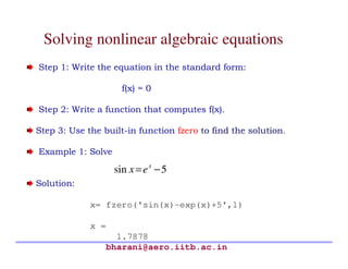 Matlab solved problems | PDF