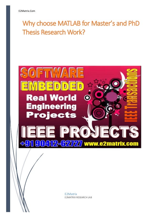Phd thesis embedded