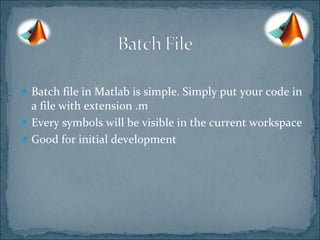 Matlab tips and tricks | PPT