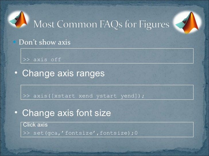 matlab tips and tricks matlab axis font size