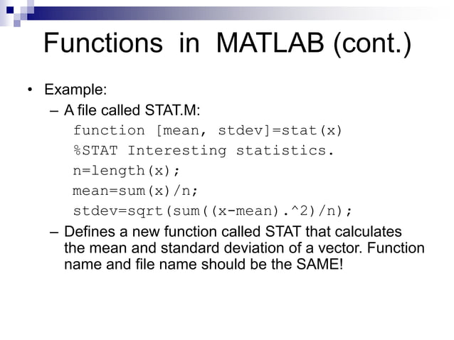 MATLAB & Image Processing | PPTX