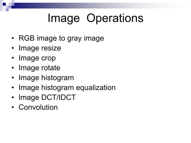 MATLAB & Image Processing | PPTX