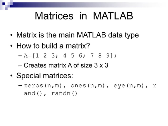 MATLAB & Image Processing | PPTX