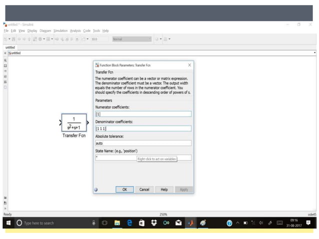 Process Control in Chemical Engineering by MATLAB