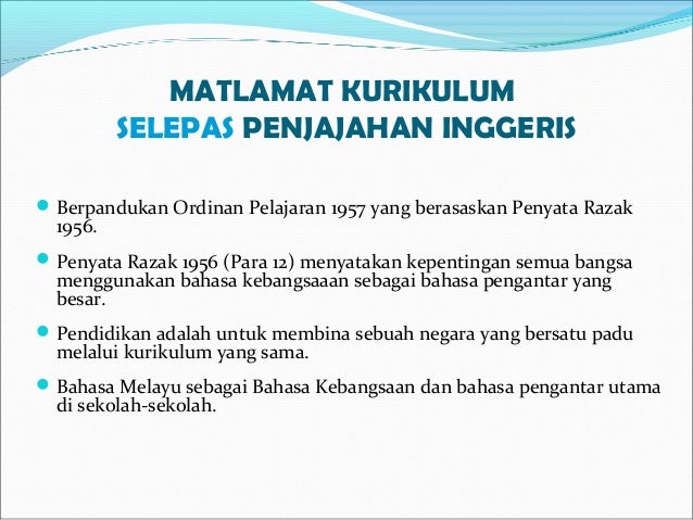 Matlamat+kurikulum+sekolah+rendah