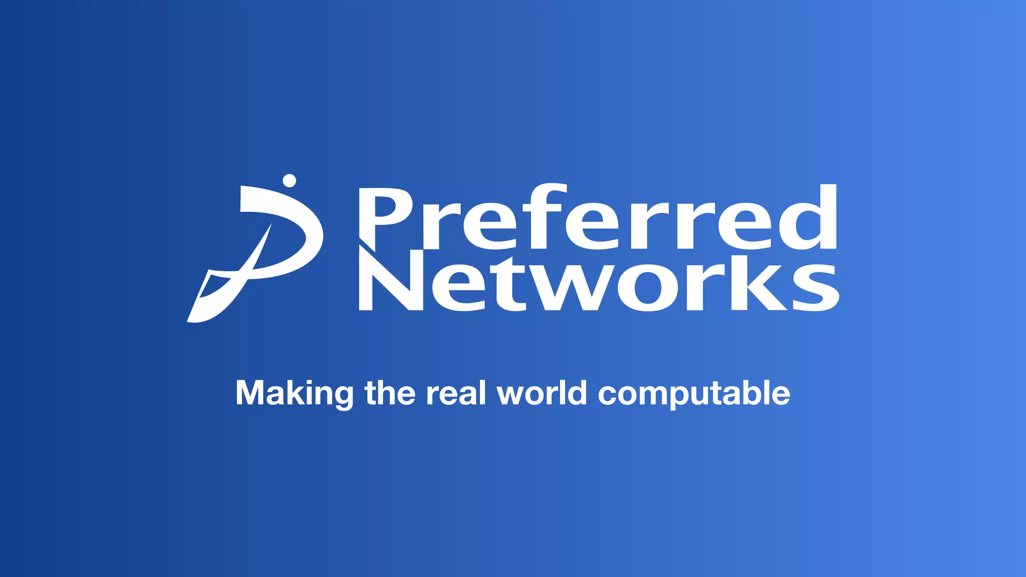 Making the real world computable
 