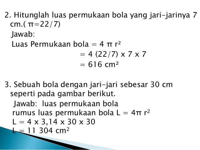 Matematika BOLA kelas IX