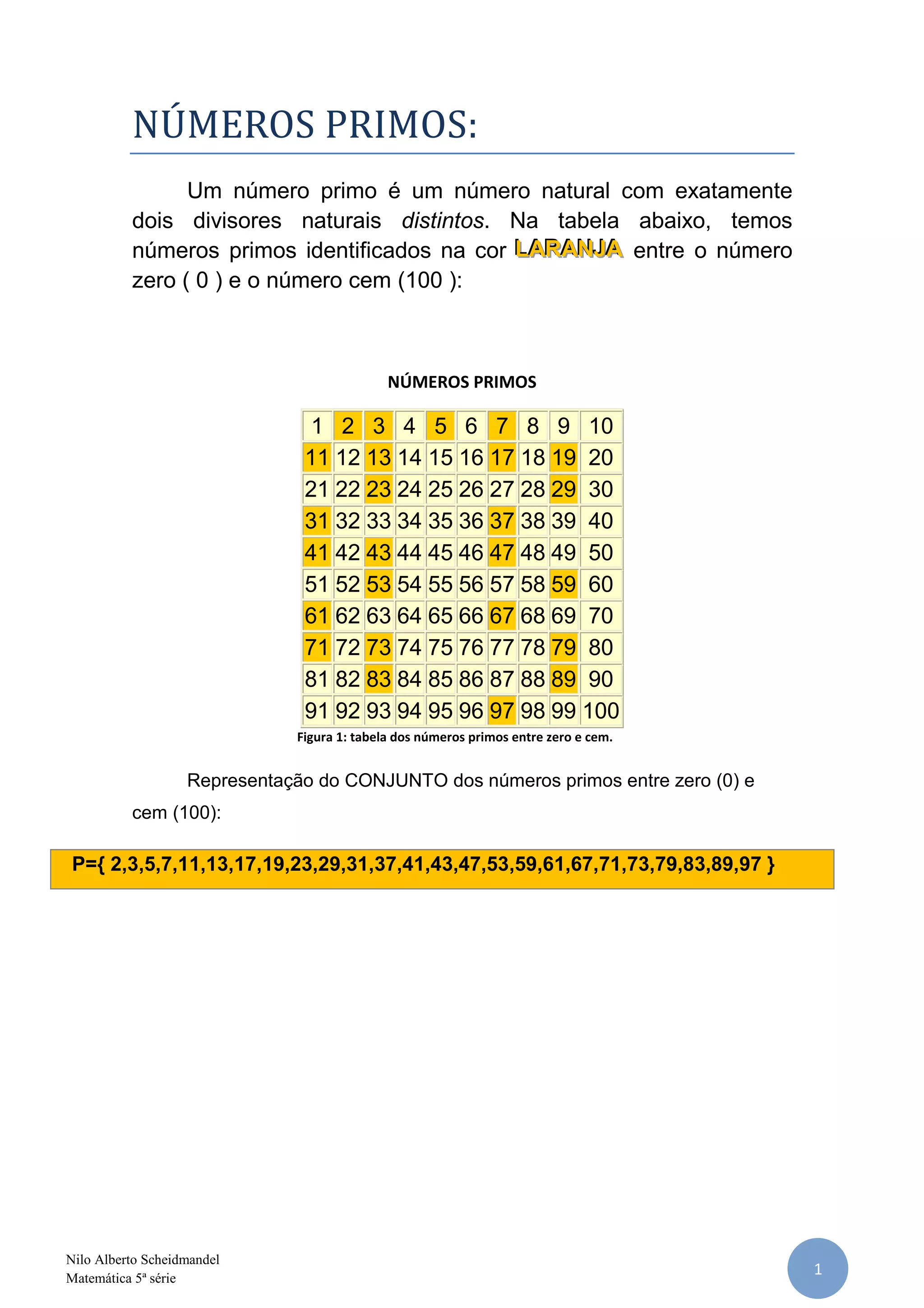 Mat numeros primos | PDF