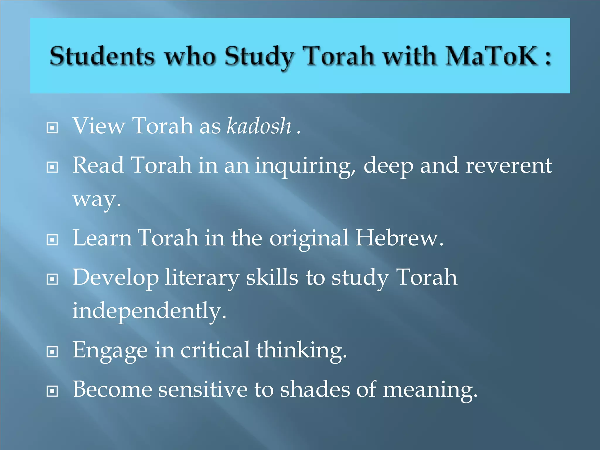MaToK Curriculum slideshow PPT matok-curriculum-slideshow-ppt