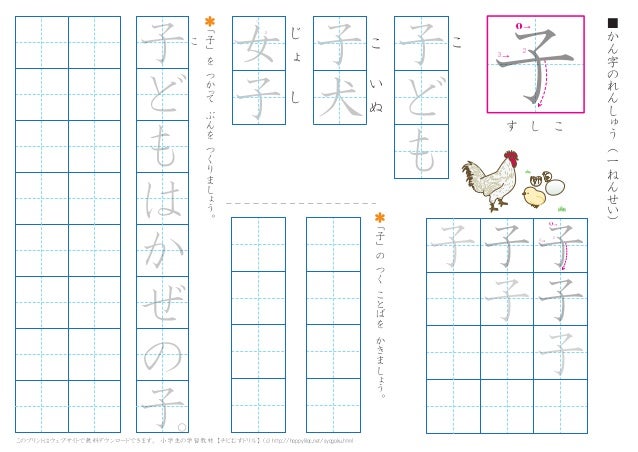 口 人 手 目 耳 足 子 男 女 王