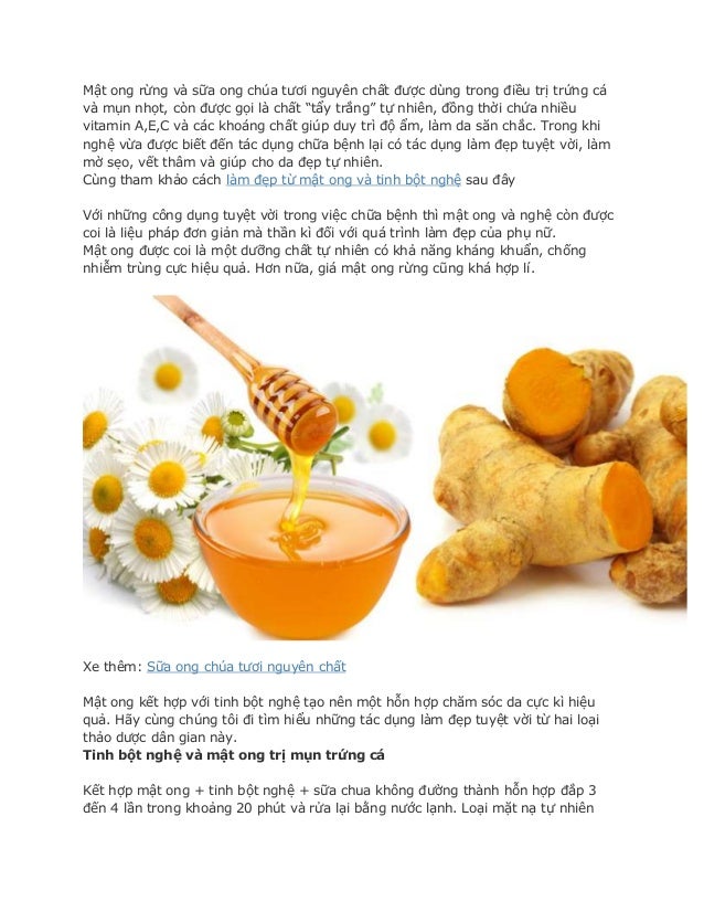 Mat ong va tinh bot nghe