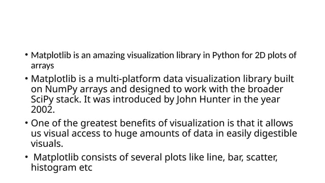 matplotlib _ | PPT