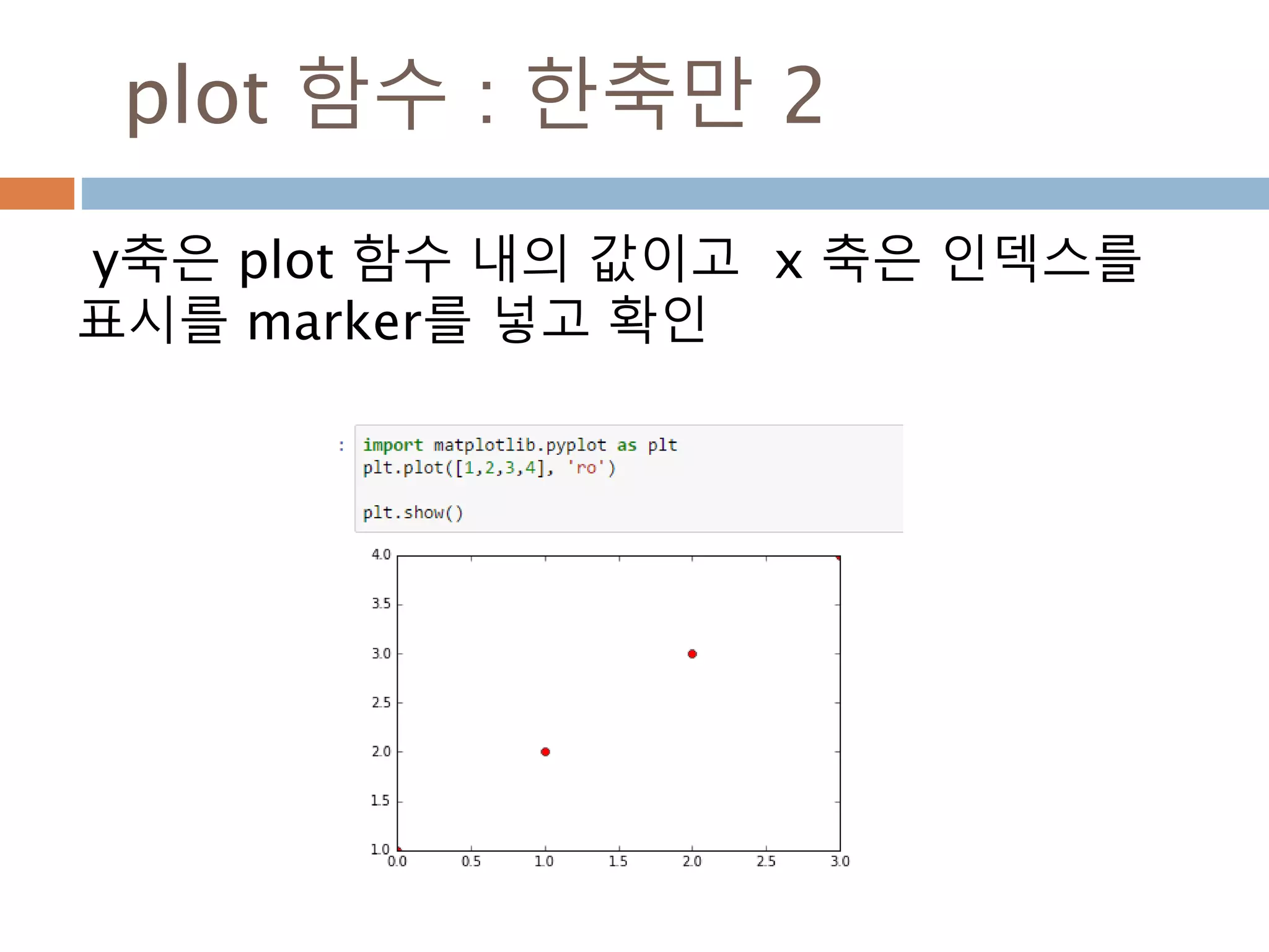 Matplotlib 기초 이해하기_20160730 | PPT