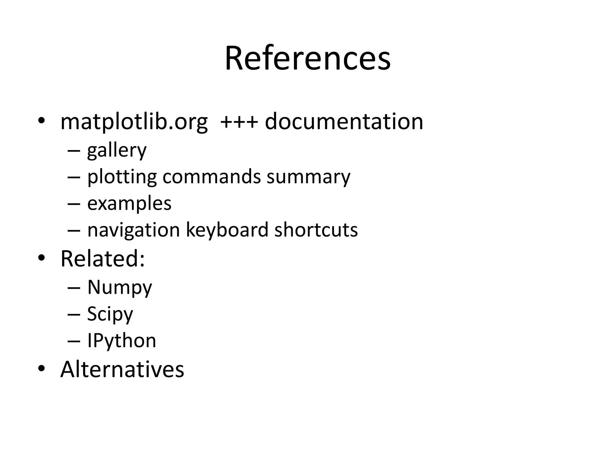 Matplotlib presentation 20 apr2013 final | PDF