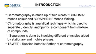 Chromacopia Writing MAT presentation Thin Layer Chromatography | PPTX