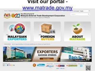 Matrade Map Matrade NY Presentation Deck 2014 - Doing Business With Malaysia ...