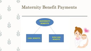 Maternity Benefit Payments
 