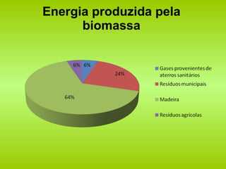 Energia produzida pela biomassa 