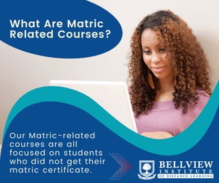 Matric courses 