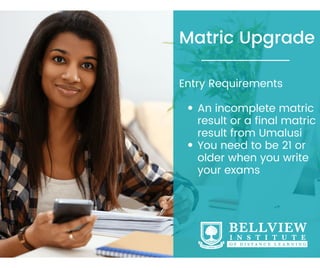 Matric courses 