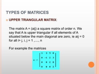 Matrices | PPT