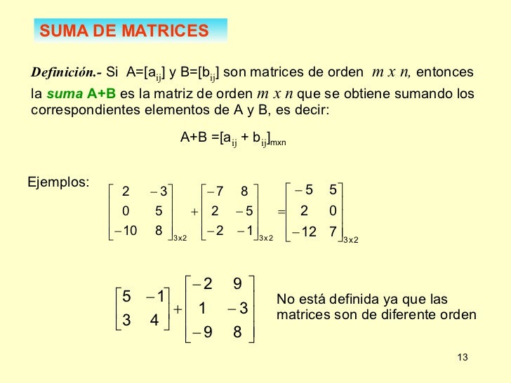 la o n puterea matrice Matrices