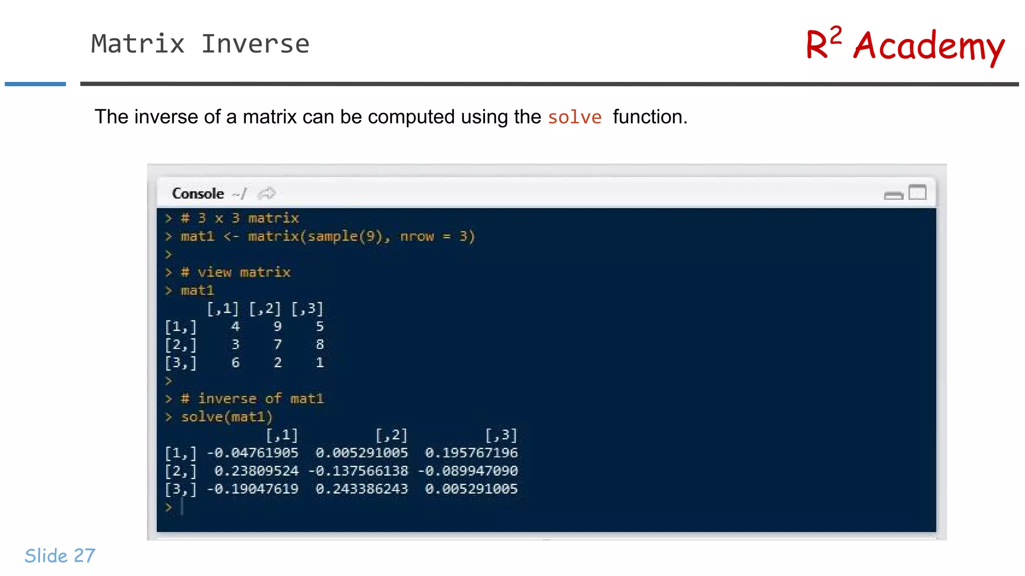 R Programming: Introduction to Matrices | PDF