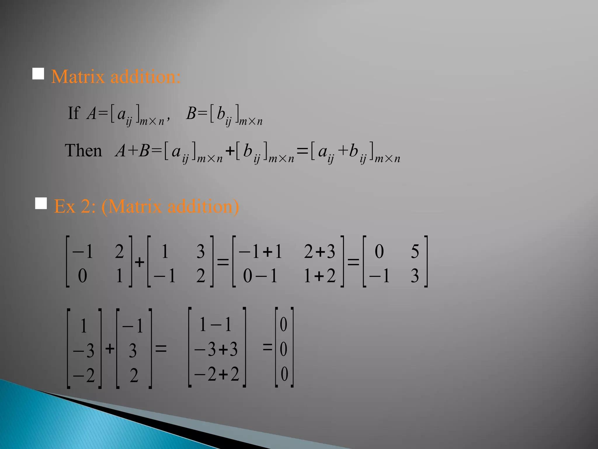 Matrices - Mathematics | PPT