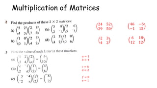 Matrices | PPTX