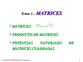 matrices matematicas estudiantes de bachillerato | PPT