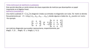 MATRICES.pdf formulas................... | PDF