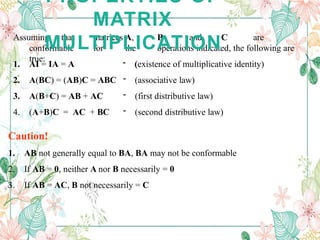 MATRICES CSEC MATHEMATICS SECTION TWO .. | PPTX