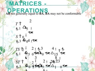 MATRICES CSEC MATHEMATICS SECTION TWO .. | PPTX