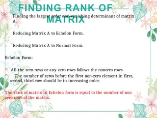 MATRICES CSEC MATHEMATICS SECTION TWO .. | PPTX