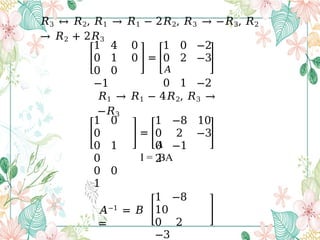 MATRICES CSEC MATHEMATICS SECTION TWO .. | PPTX