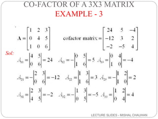MATRICES CLASS XII MODULE 3 | PPTX