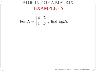 MATRICES CLASS XII MODULE 3 | PPTX
