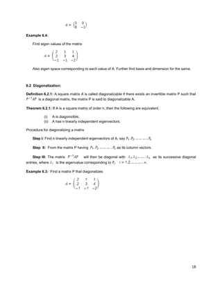 Invertrible Square Matrix Example Comprehensive Study of Matrices: Definitions, Operations, and ...